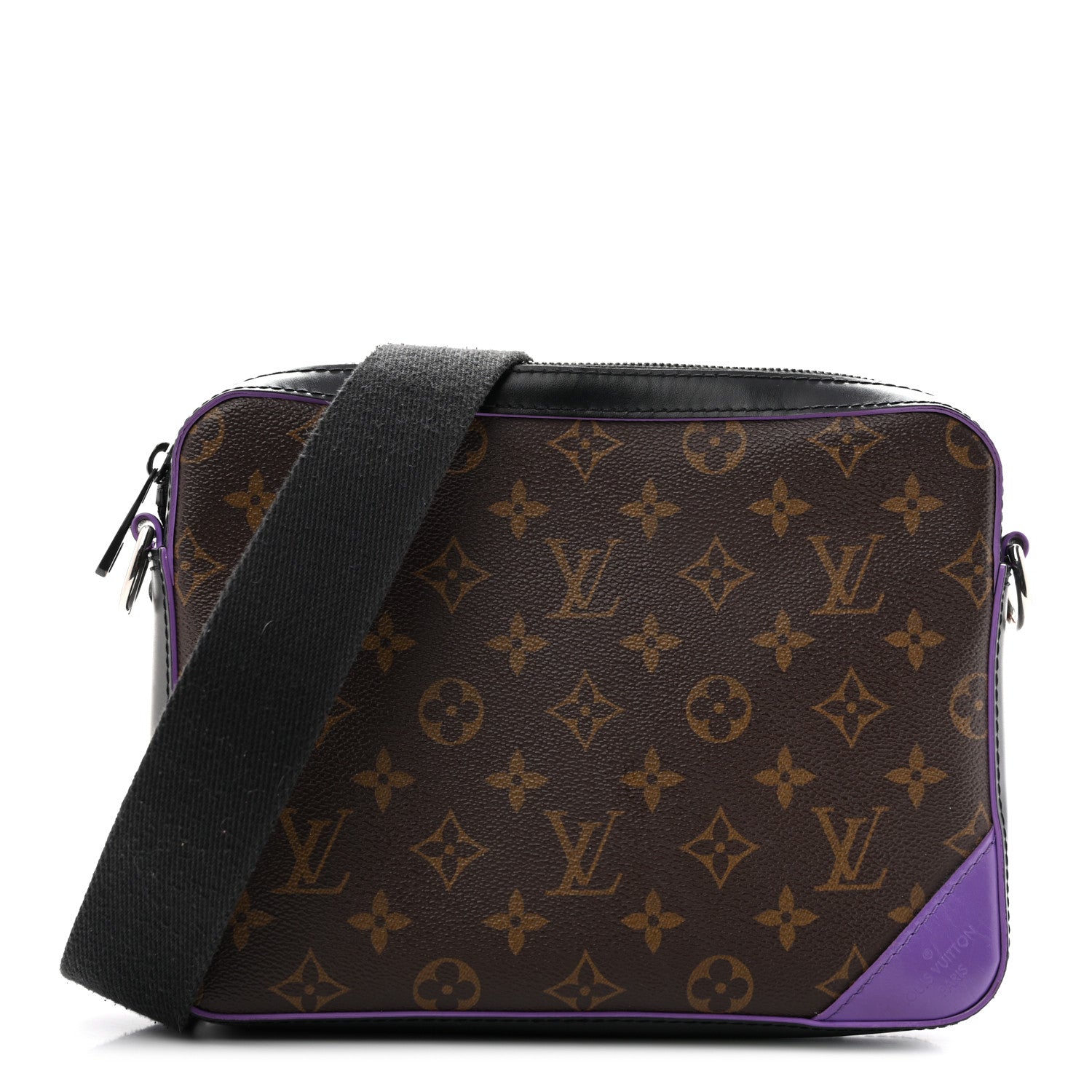 Louis Vuitton Monogram Macassar Trio Messenger Purple 1 of 11