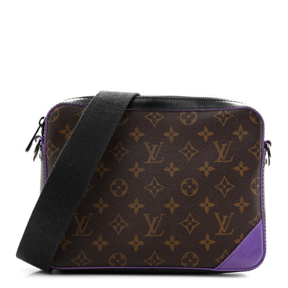 Louis Vuitton Monogram Macassar Trio Messenger Purple 1 of 11