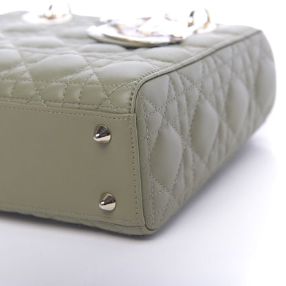 Christian Dior Lambskin Cannage Small My ABCDior Lady Dior Army Green 8 of 10