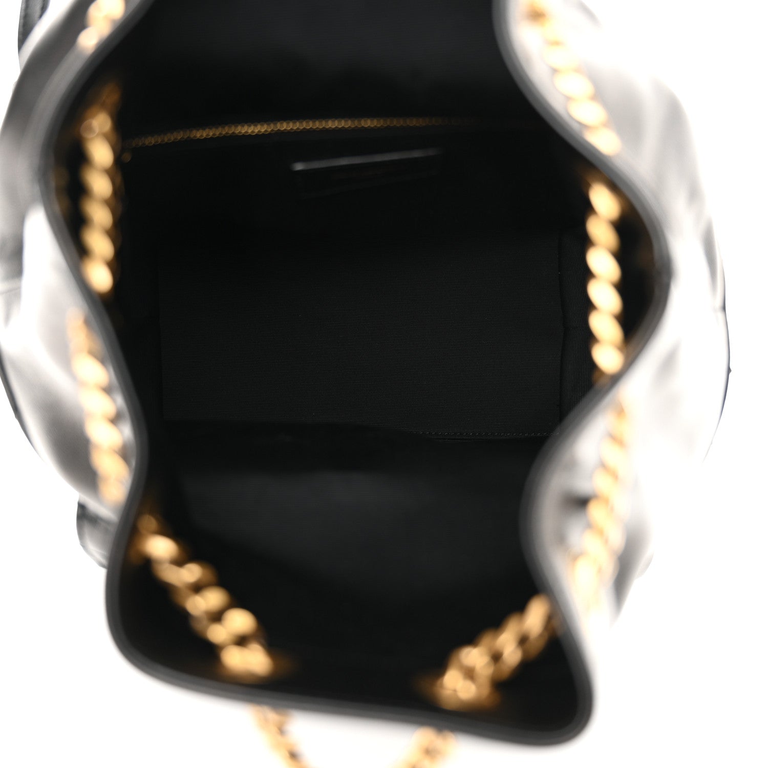 Saint Laurent Lambskin Matelasse Monogram Joe Backpack Black 7 of 11