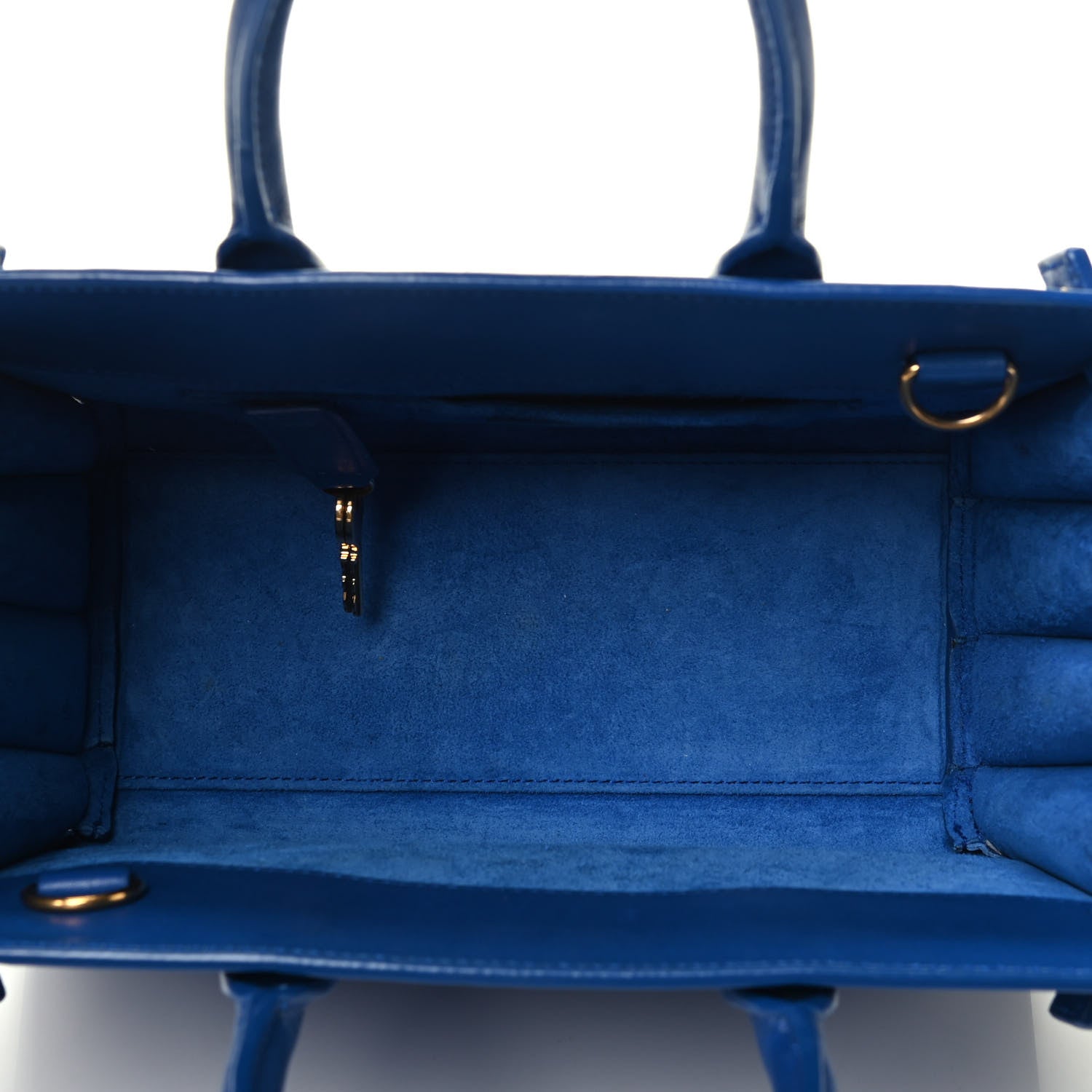 Saint Laurent Calfskin Nano Sac De Jour Royal Blue 4 of 4