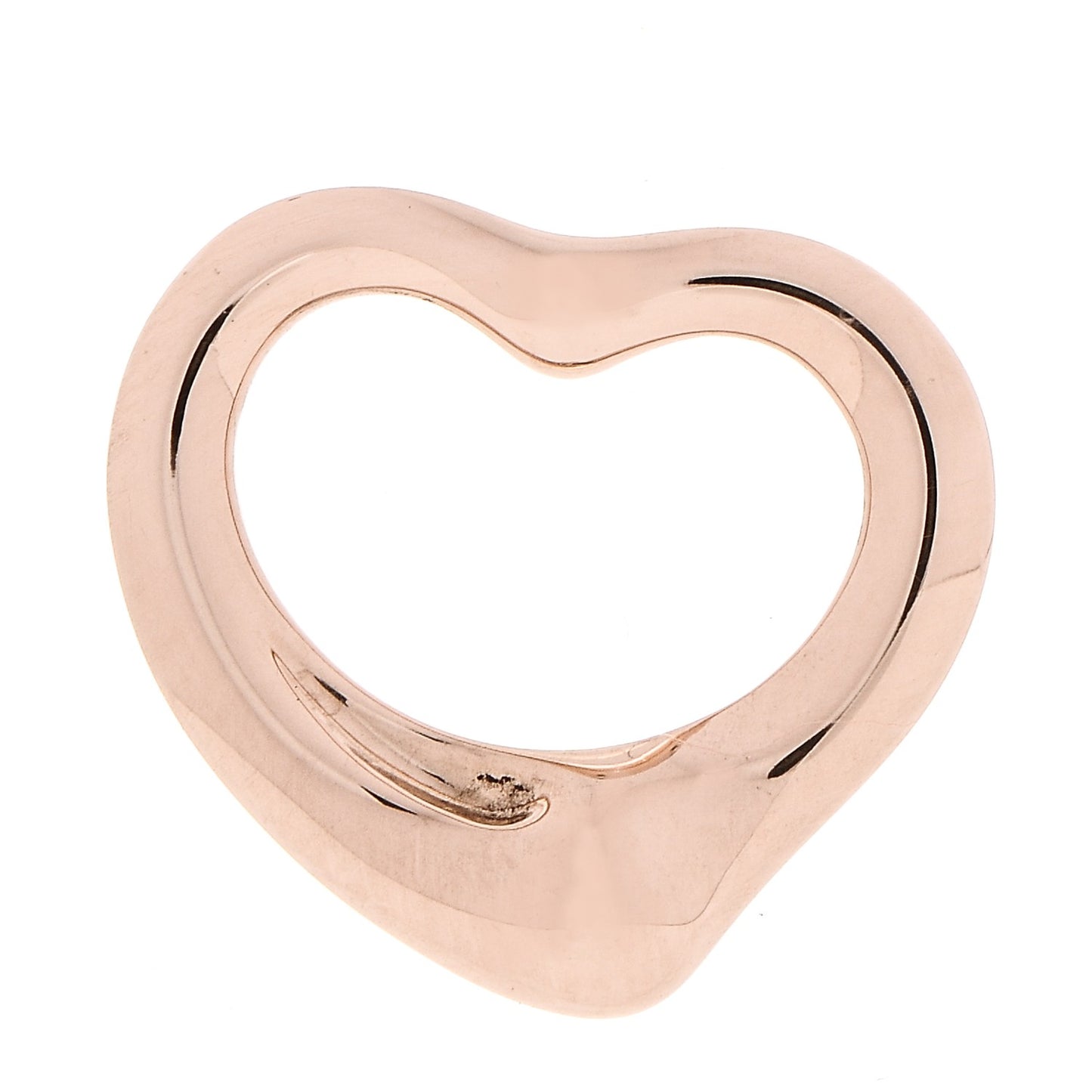 18K Rose Gold Elsa Peretti Open Heart Pendant