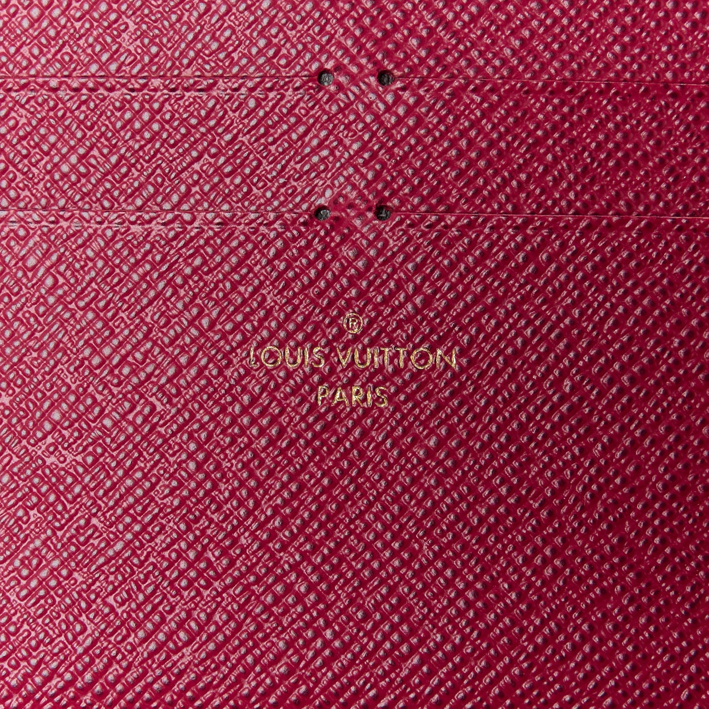 Monogram Pochette Felicie Chain Wallet Fuchsia