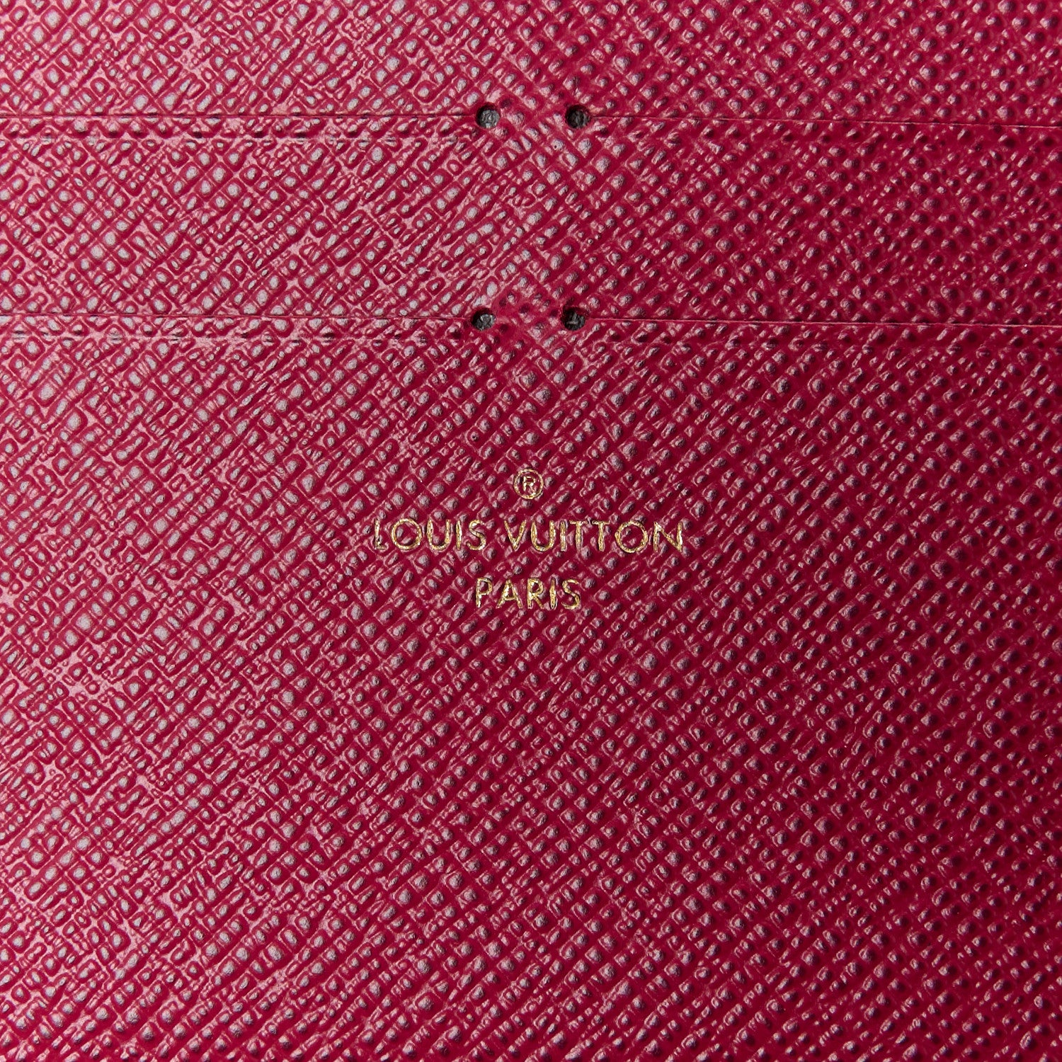 Louis Vuitton Monogram Pochette Felicie Chain Wallet Fuchsia 9 of 14