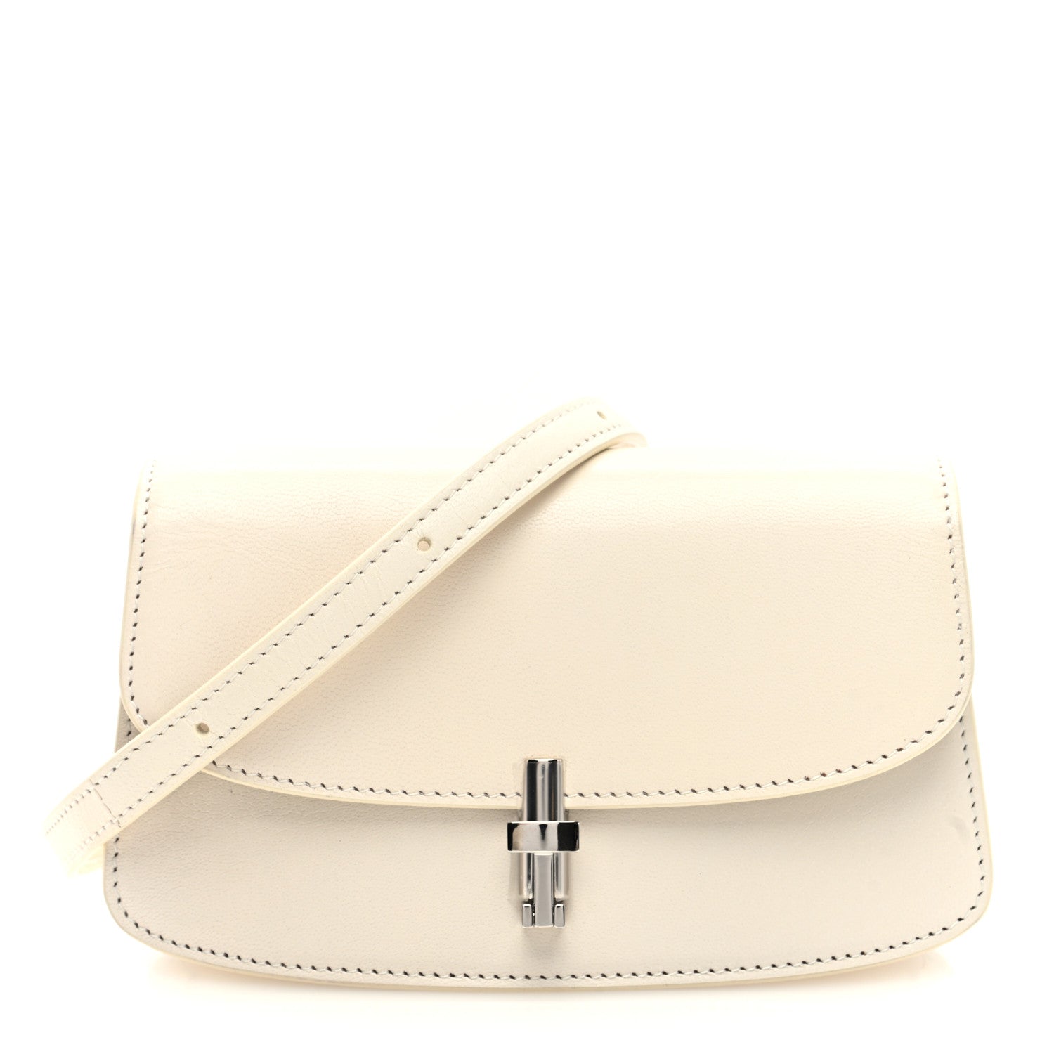 The Row Smooth Calfskin The Sofia E/W Crossbody Ivory 1 of 9