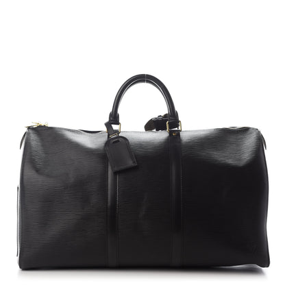 Louis Vuitton Epi Keepall 50 Black 1 of 12