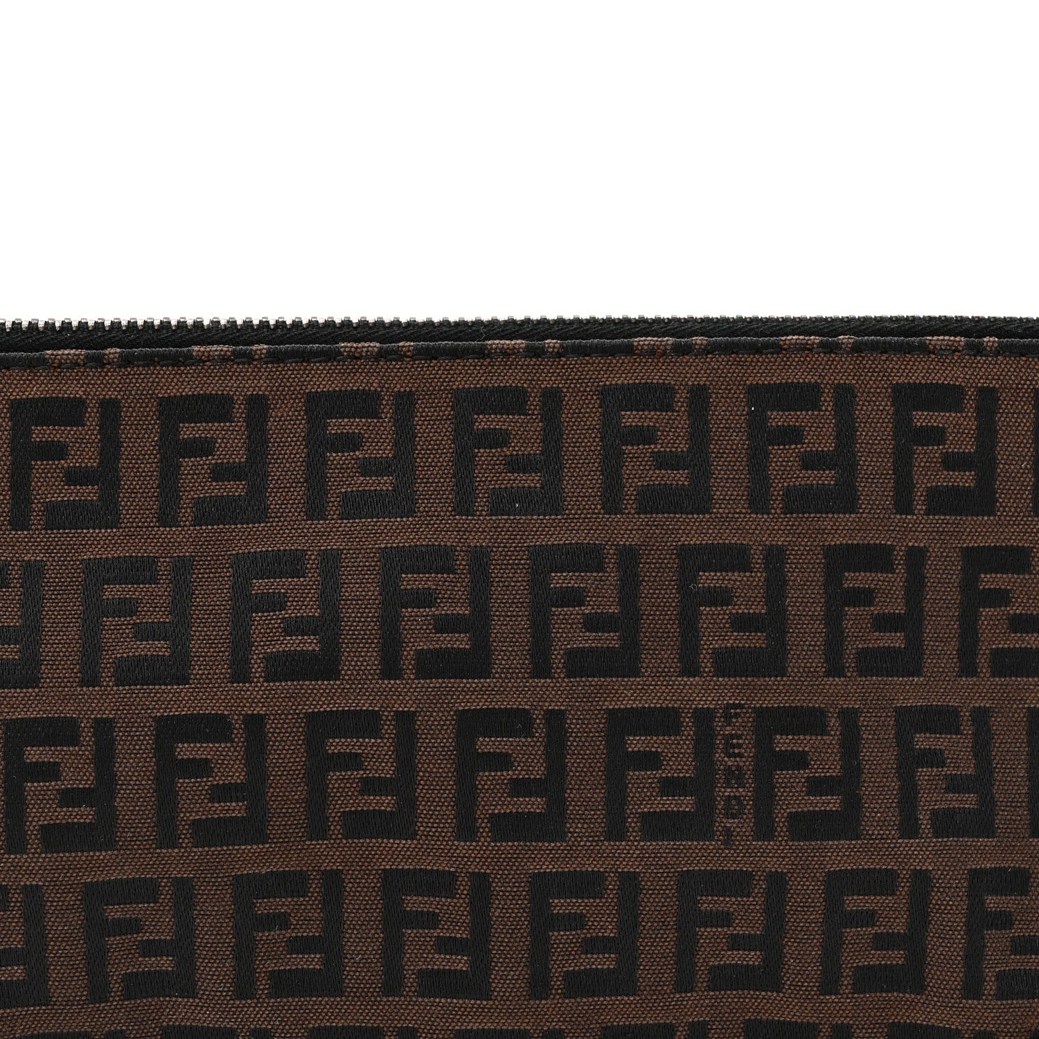 Fendi Zucchino Pochette Tobacco Moro 8 of 10
