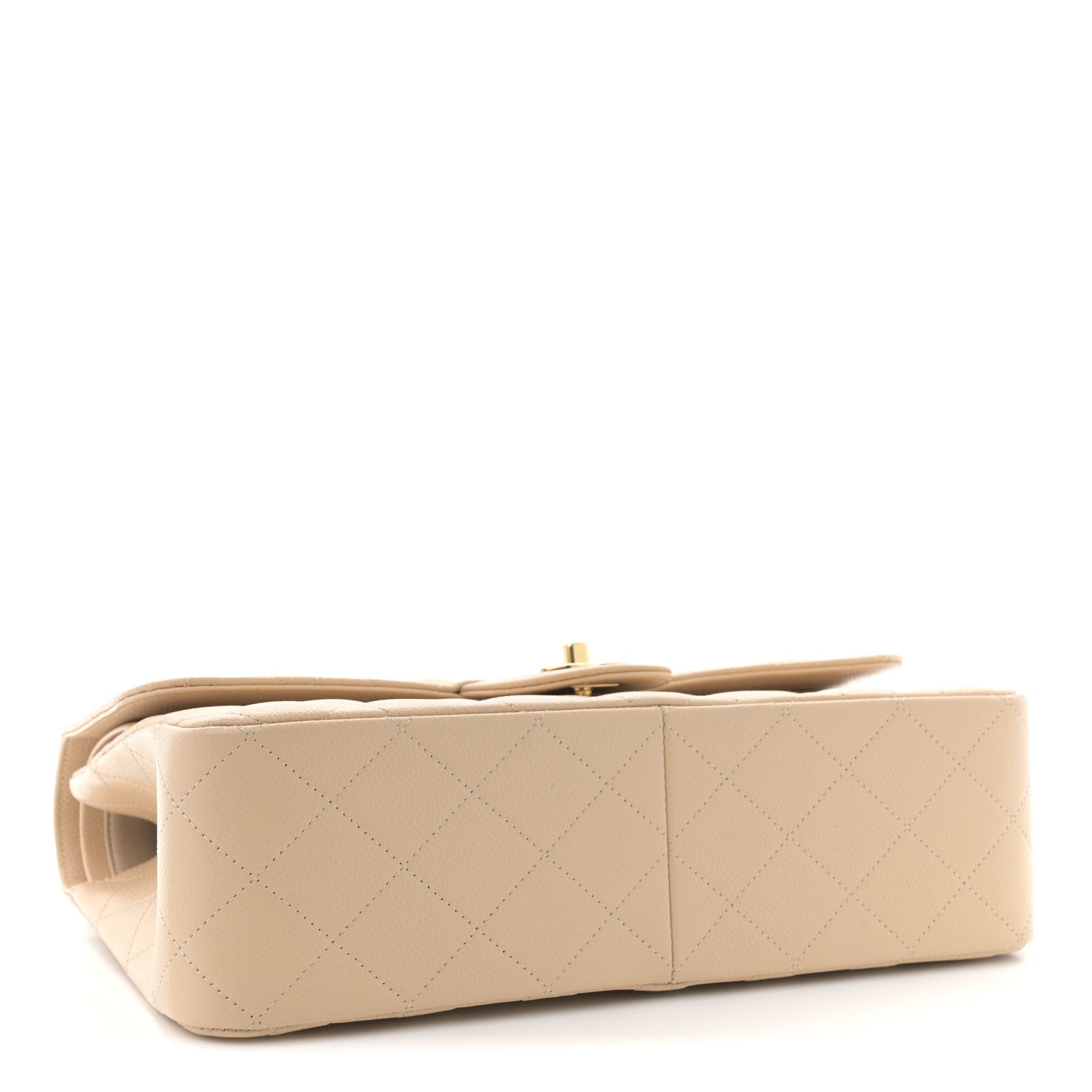 Chanel Caviar Quilted Jumbo Double Flap Beige Clair 4 of 12