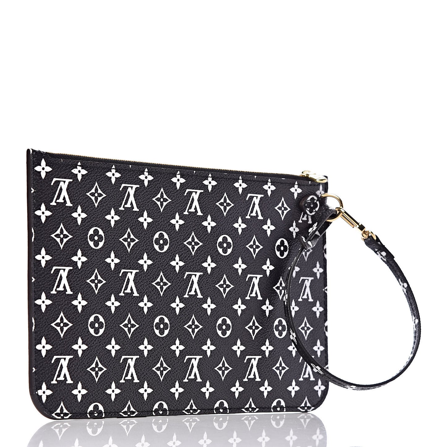Monogram Giant Jungle Neverfull MM GM Pochette Black