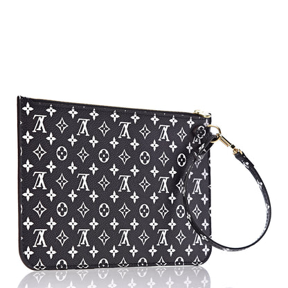 Louis Vuitton Monogram Giant Jungle Neverfull MM GM Pochette Black 3 of 8