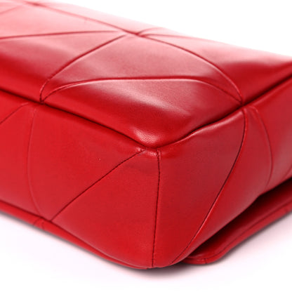 Saint Laurent Lambskin Patchwork Monogram Medium Jamie Red 11 of 13