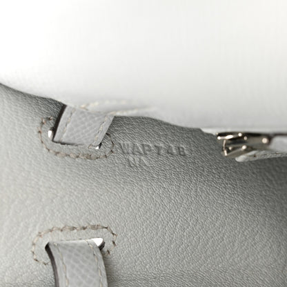 Hermes Epsom Kelly Sellier 25 Gris Platine 7 of 13