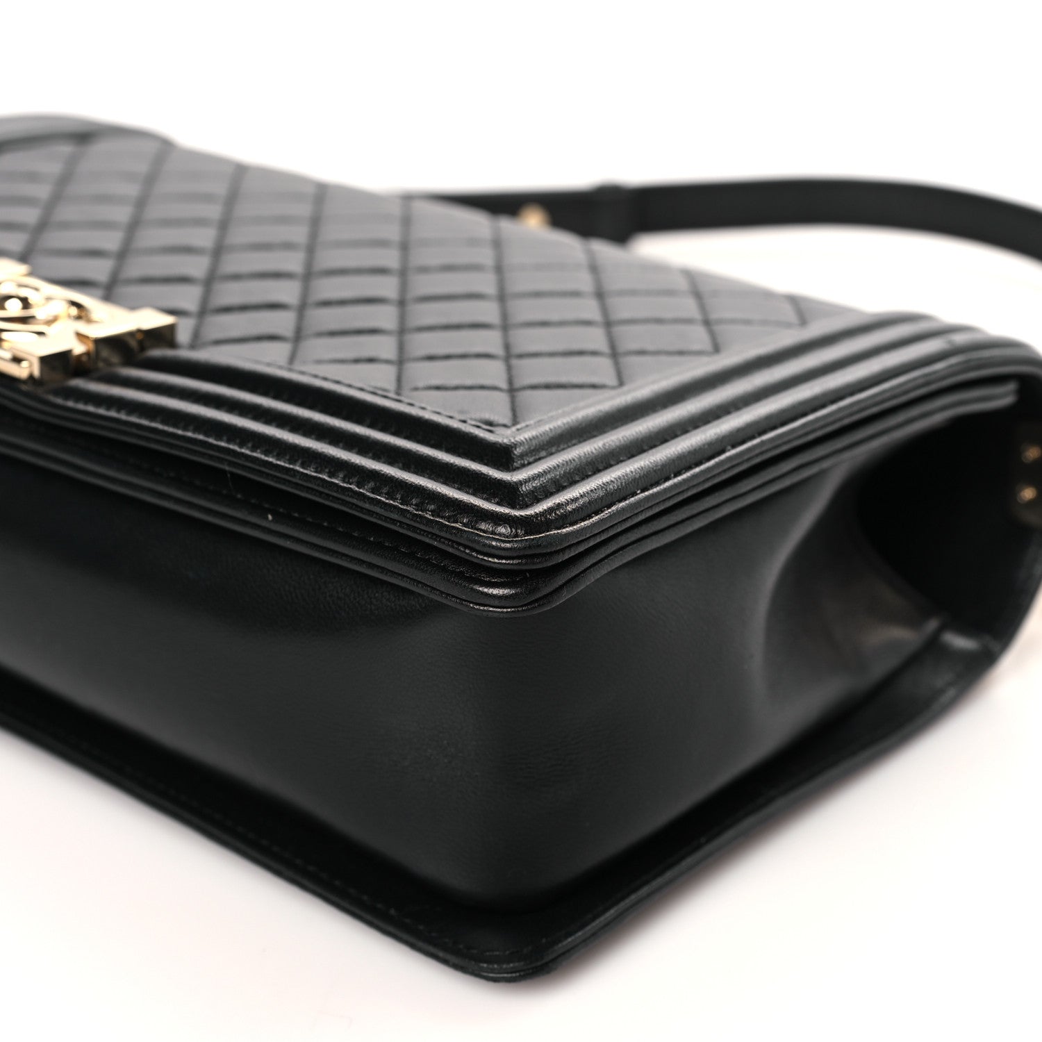 Chanel Calfskin Quilted New Medium Boy Flap Black 9 of 9