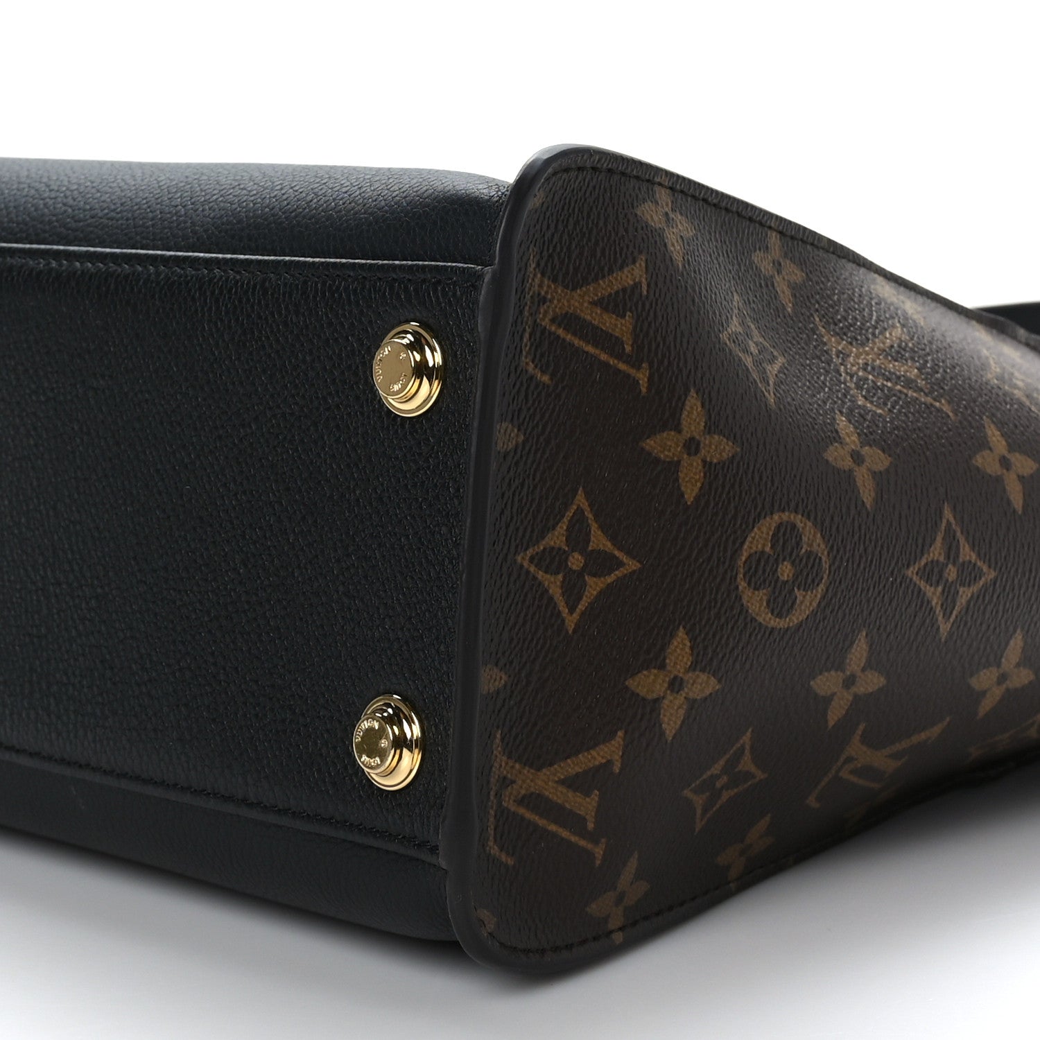 Louis Vuitton Calfskin Monogram On My Side Black 8 of 8