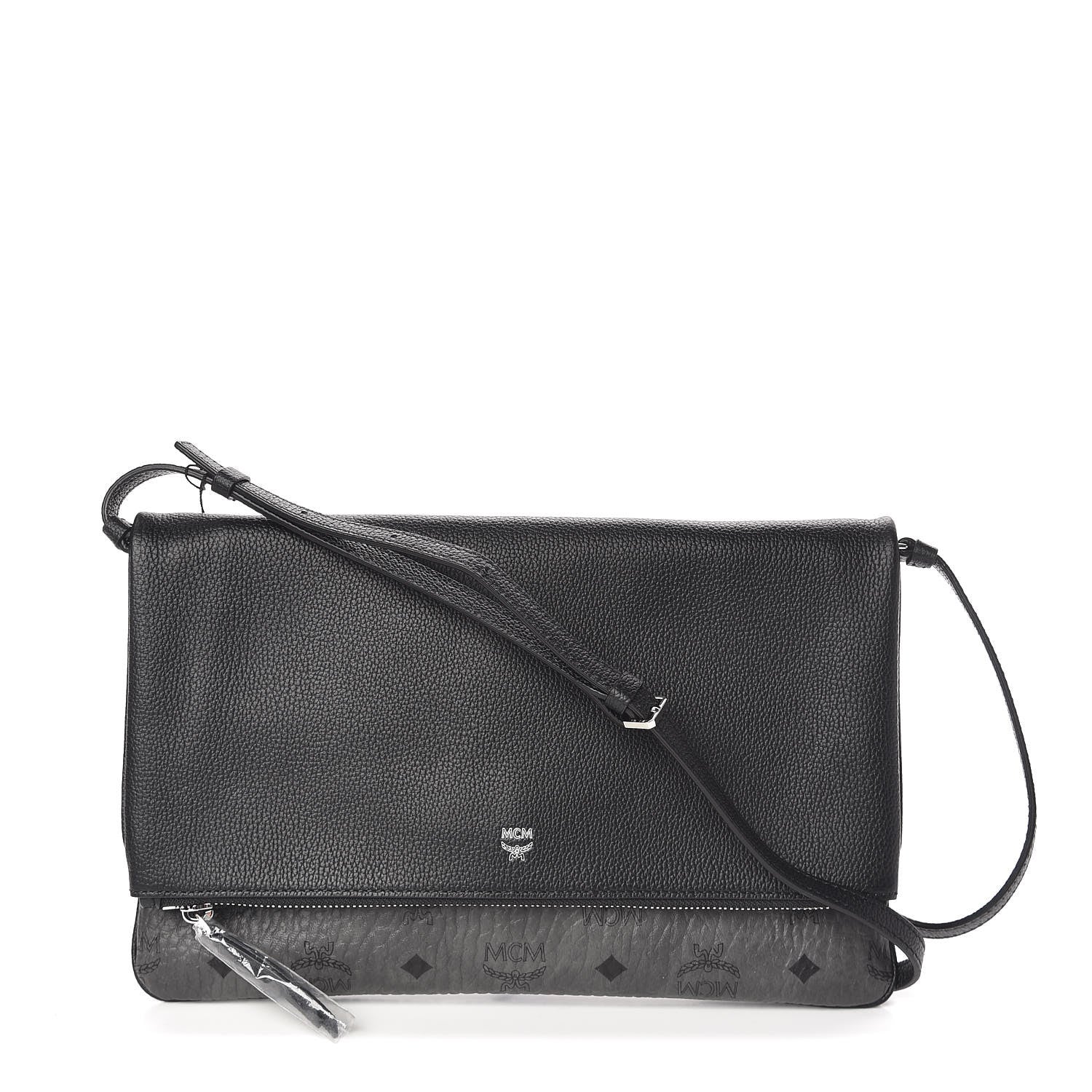 MCM Visetos Corina Crossbody Bag Black 1 of 9