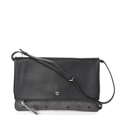 MCM Visetos Corina Crossbody Bag Black 1 of 9