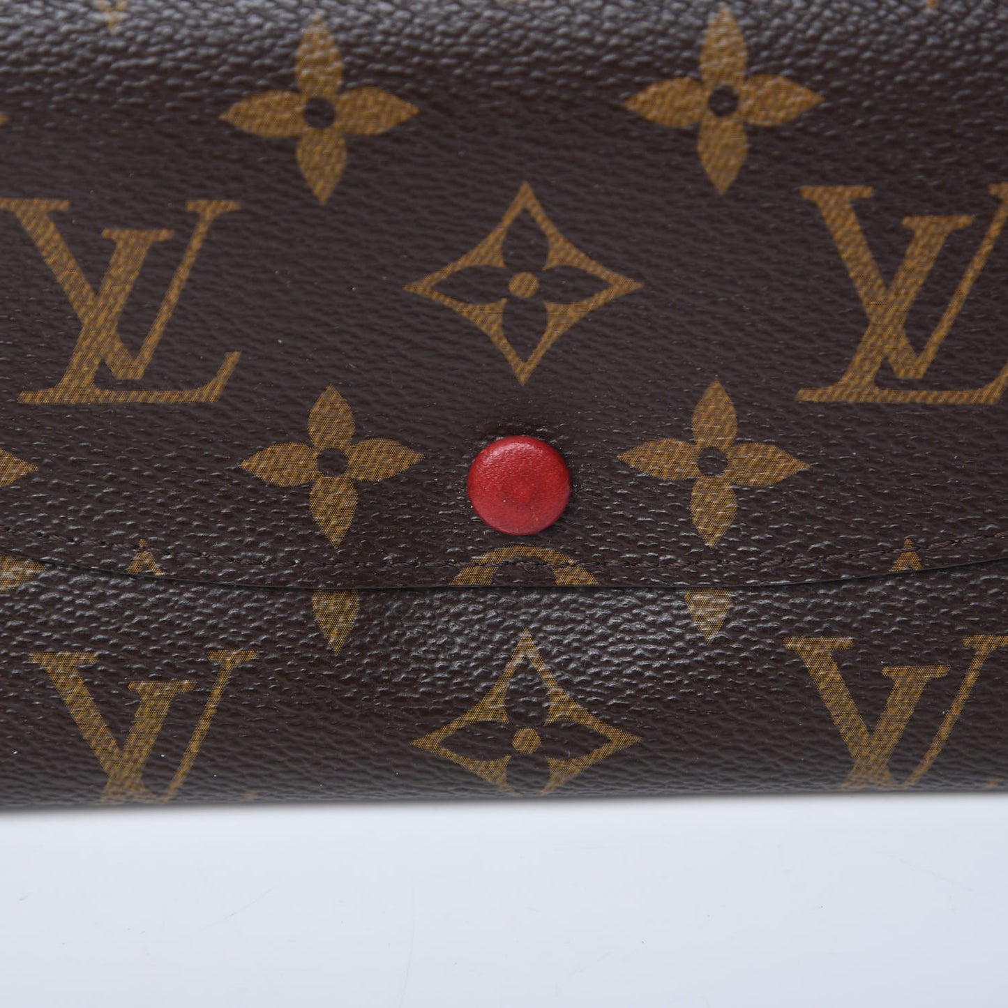 Monogram Emilie Wallet Red