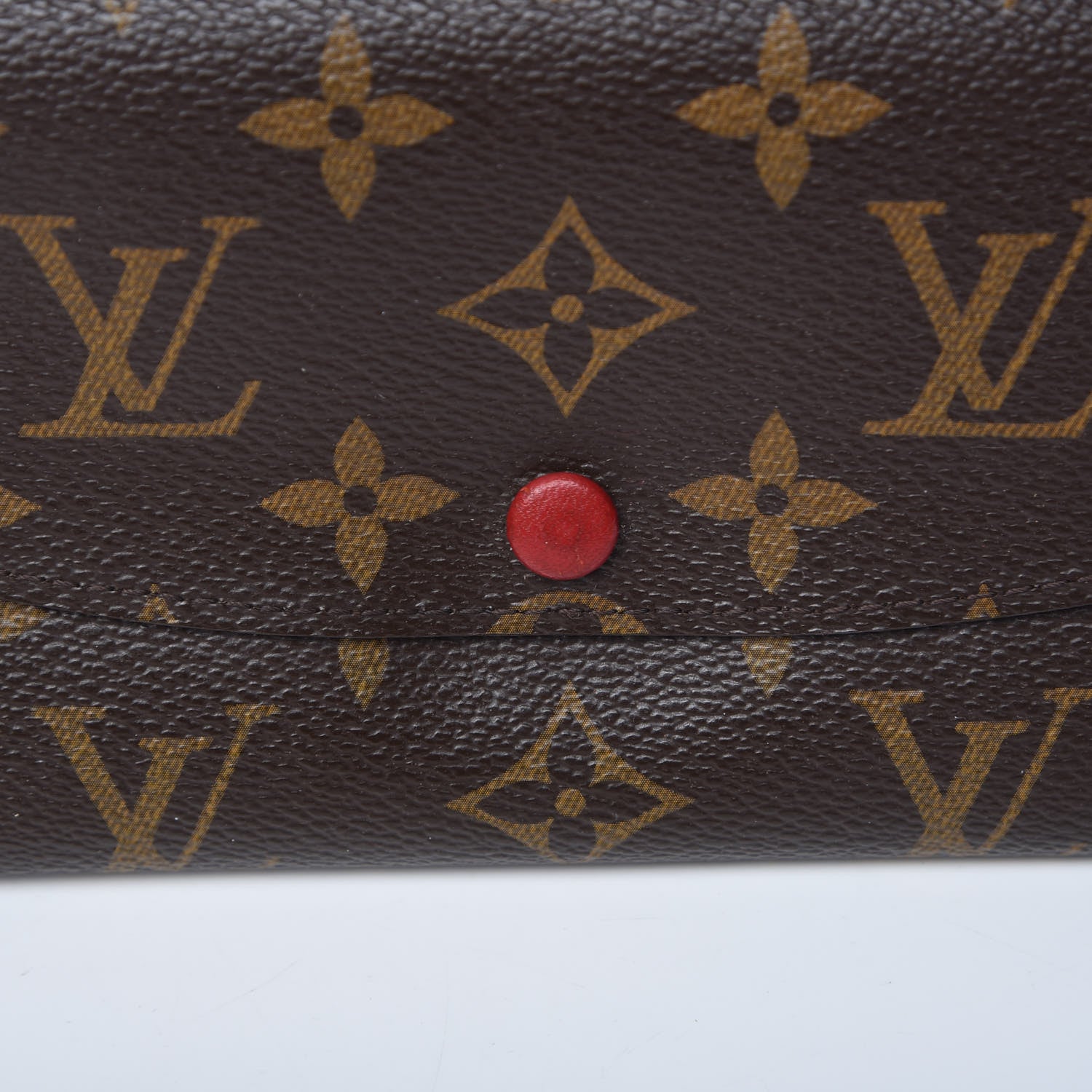 Louis Vuitton Monogram Emilie Wallet Red 8 of 14