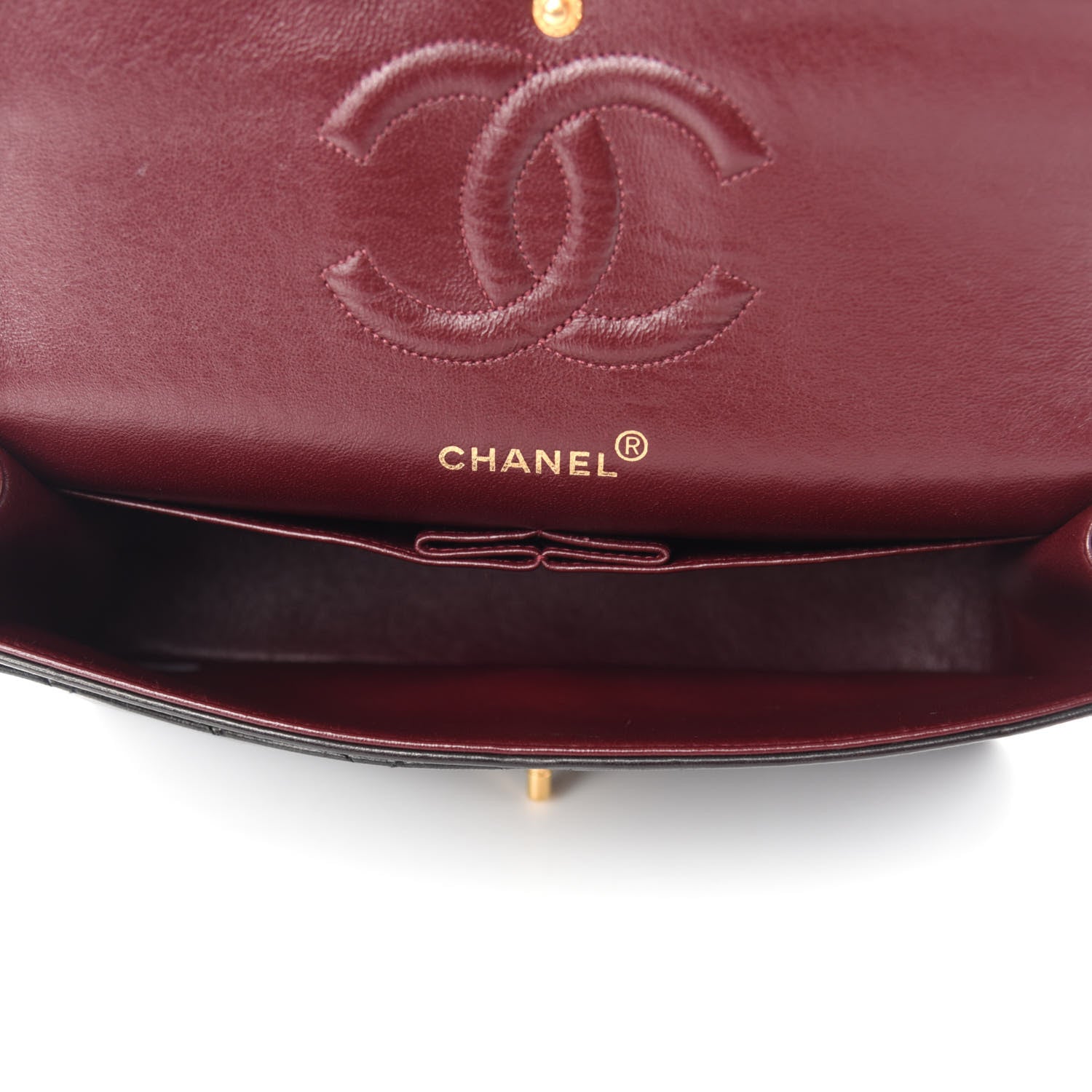 Chanel Lambskin Quilted Medium Double Flap Black 5 of 15