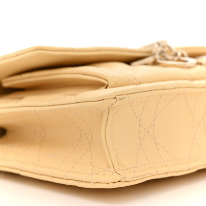 Christian Dior Lambskin Cannage Lady Dior Chain Pouch Latte 8 of 10