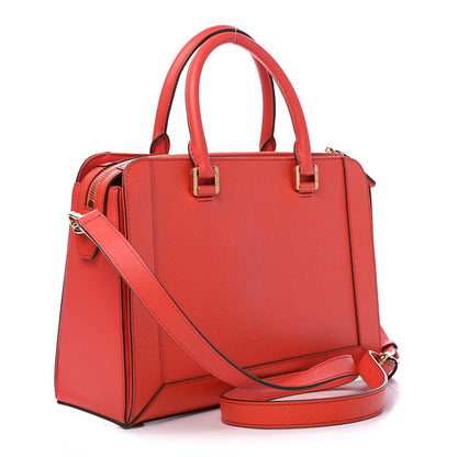 MCM Saffiano Nuovo Tote Hot Coral 2 of 6