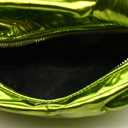 Bottega Veneta Metallic Crushed Calfskin Mini Jodie Chlorophyll 6 of 8