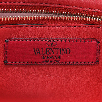 Valentino Garavani Suede Rockstud Spike Wallet on Chain Loto 6 of 12