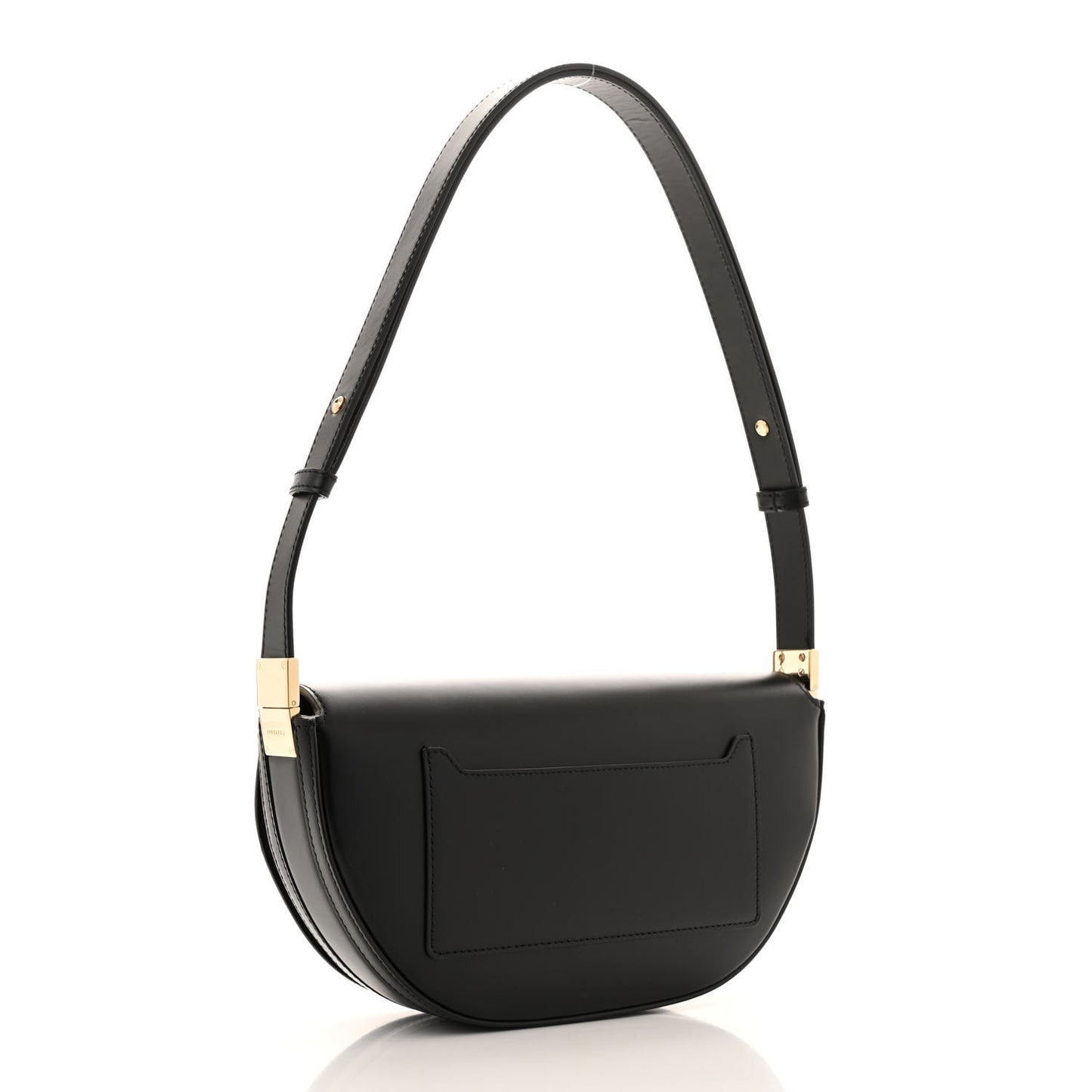 Calfskin Small Olympia Shoulder Bag Black