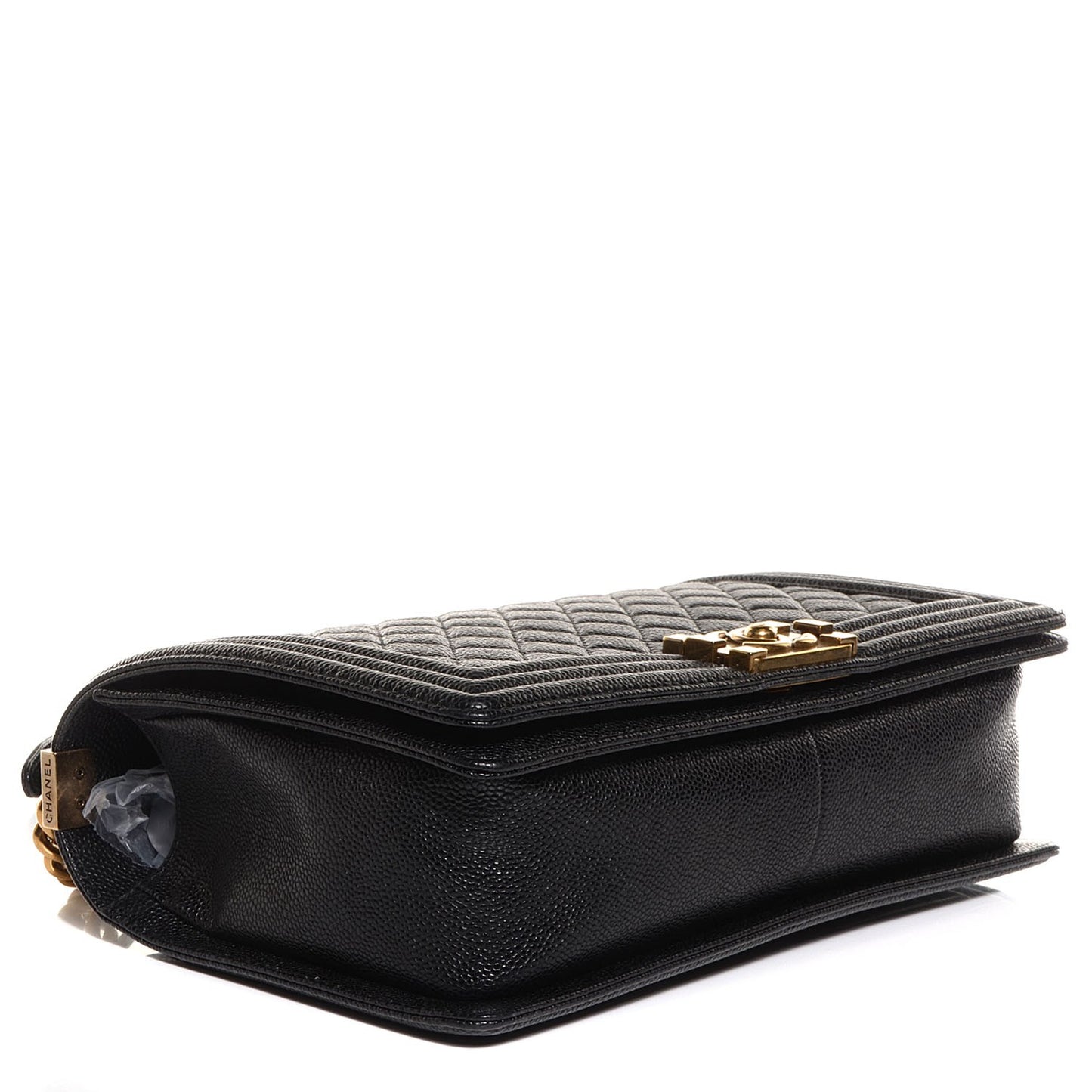 Caviar Quilted New Medium Boy Flap Black