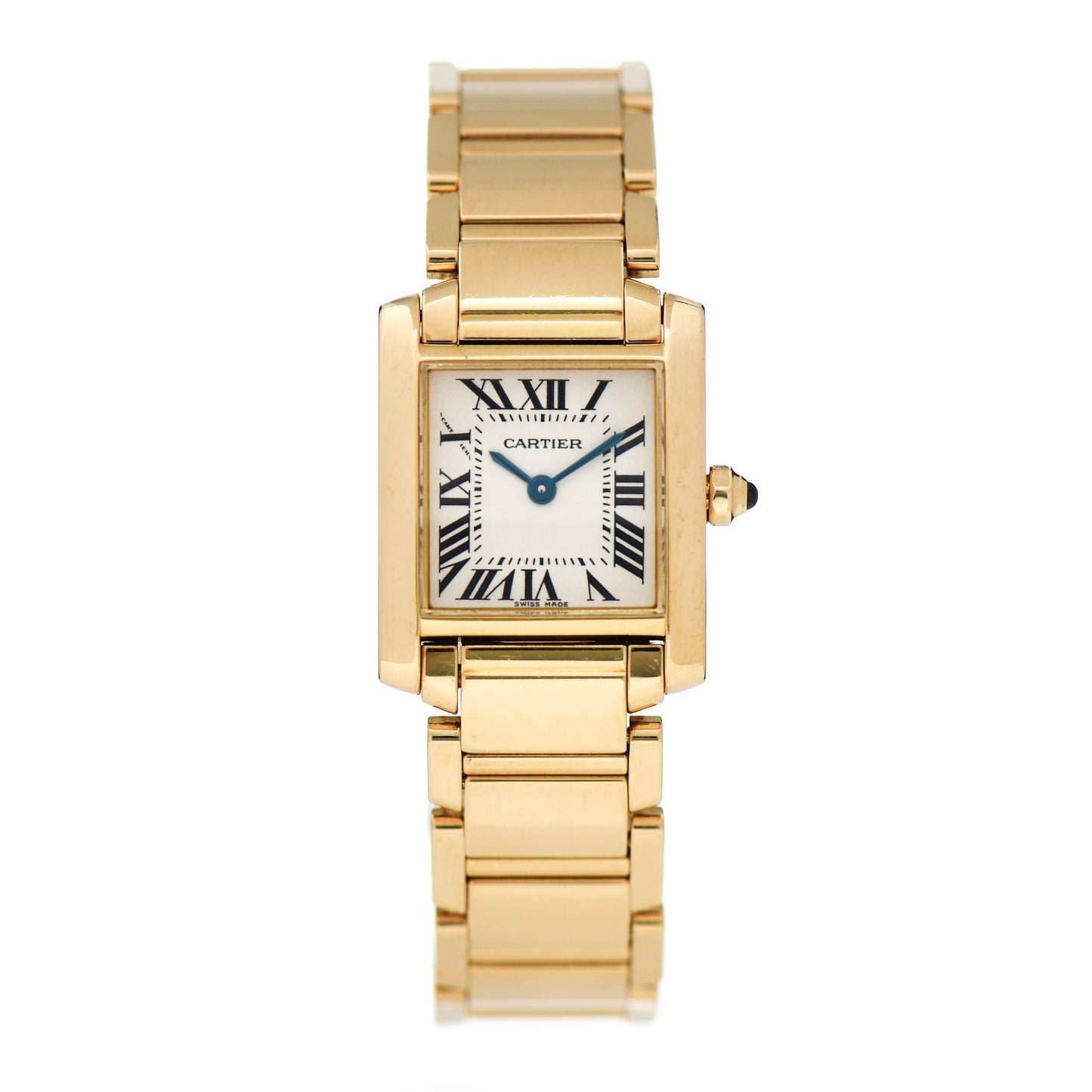 18K Yellow Gold 20mm Tank Francaise Quartz Watch