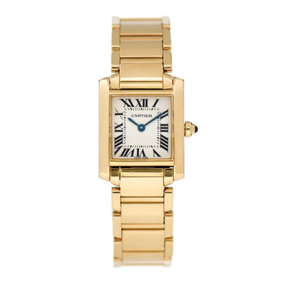 Cartier 18K Yellow Gold 20mm Tank Francaise Quartz Watch 1 of 4
