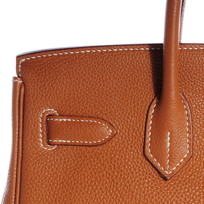 Hermes Togo Birkin 30 Gold 7 of 27