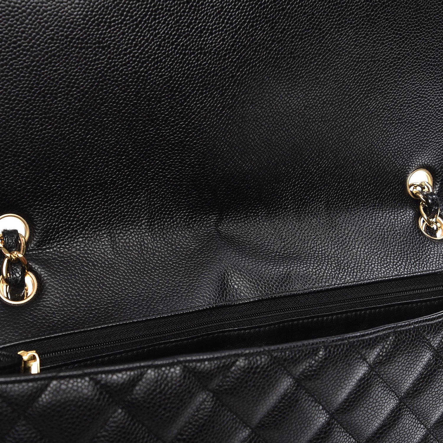 Chanel Caviar Quilted Maxi Single Flap Black 10 of 13