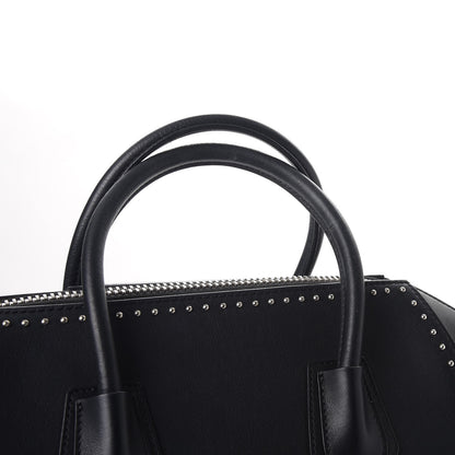 Givenchy Calfskin Medium Studded Antigona Black 9 of 12