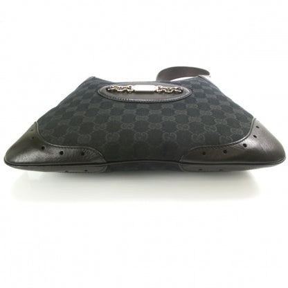Gucci Monogram Punch Hobo Black 4 of 11