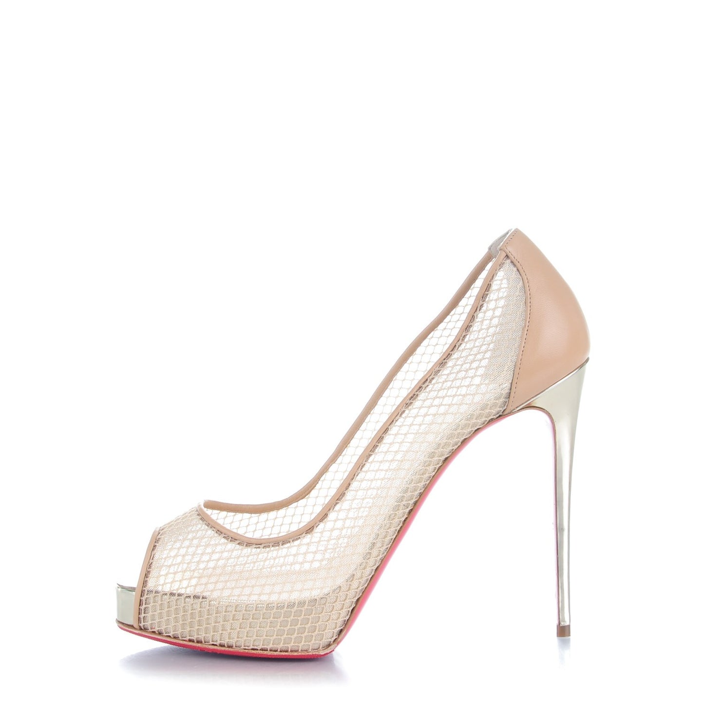 Fishnet Very Rete 120 Pumps 37 Beige