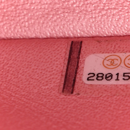 Chanel Iridescent Caviar Quilted Jumbo Double Flap Rose Pink 7 of 10