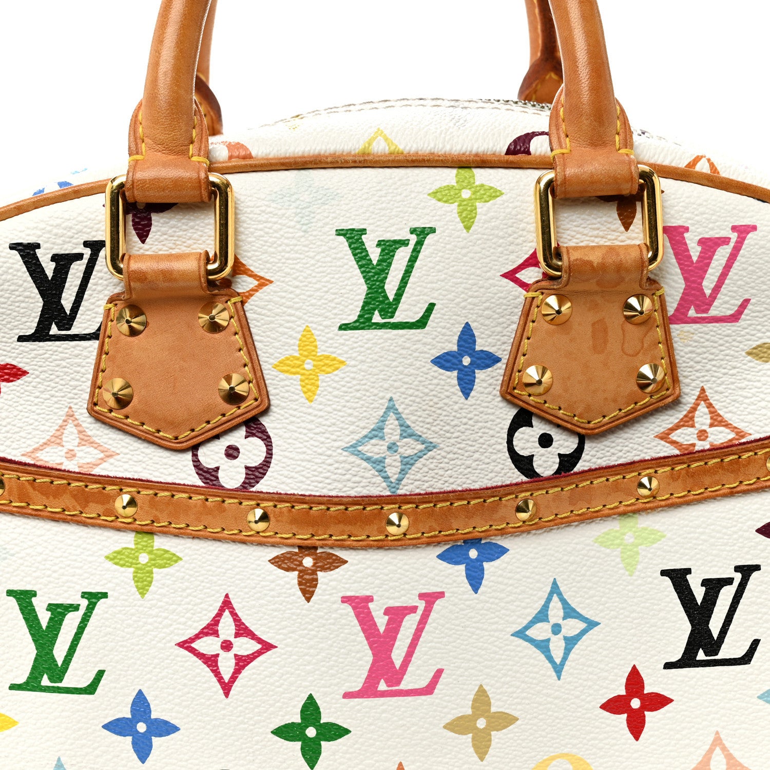 Louis Vuitton Monogram Multicolor Trouville White 7 of 11