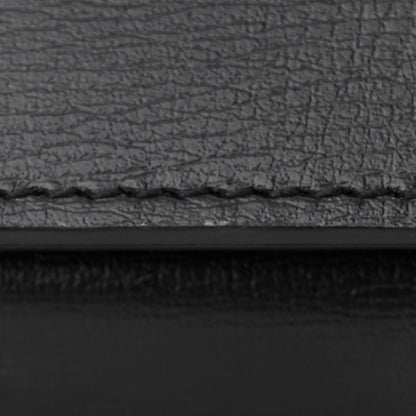 Saint Laurent Grained Calfskin Monogram Phone Holder Crossbody Black 11 of 12