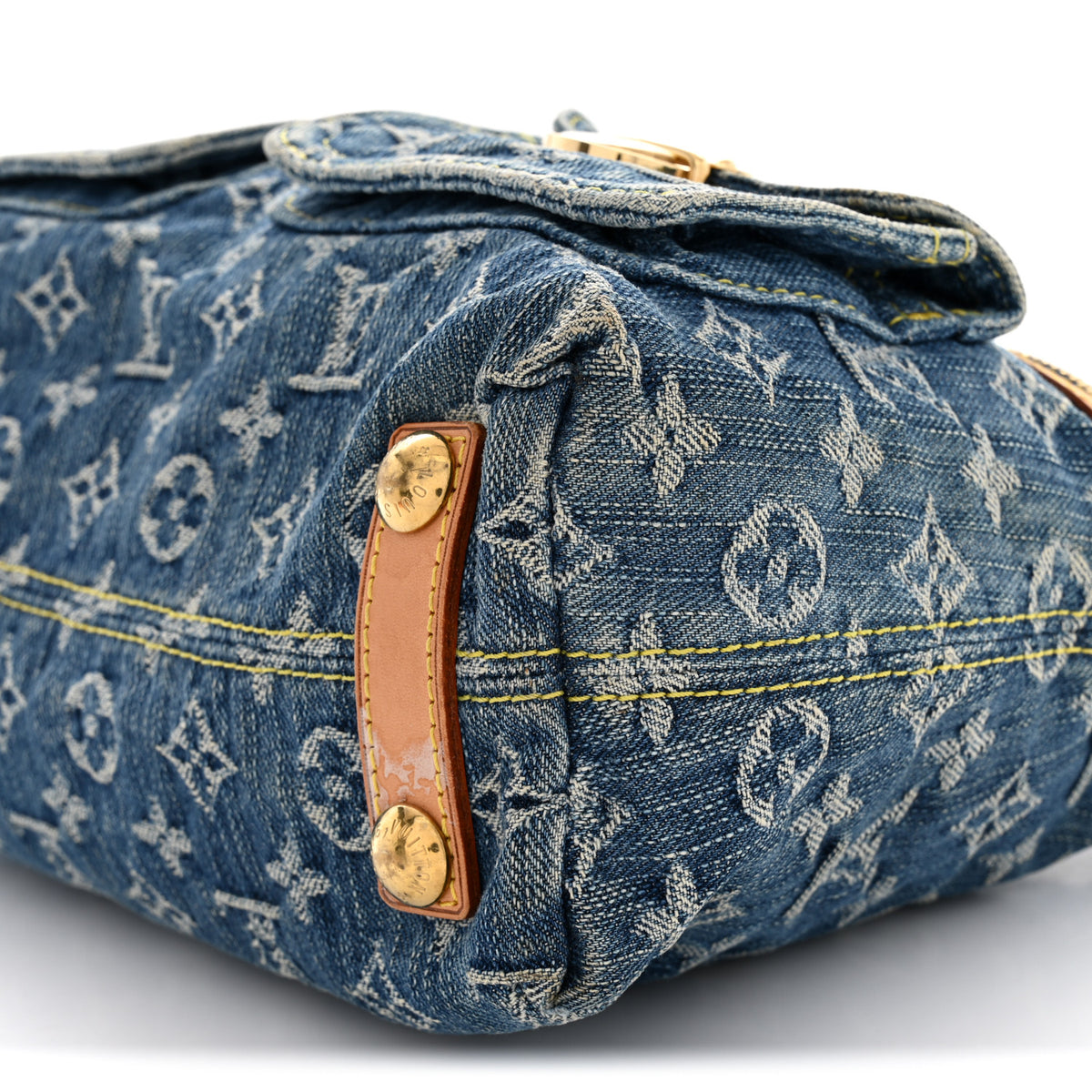 Monogram Denim Baggy PM Blue