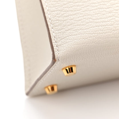 Hermes Chevre Mysore Mini Kelly Sellier 20 Mushroom 13 of 14