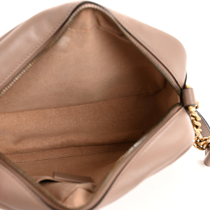 Gucci Calfskin Matelasse Small GG Marmont Chain Shoulder Bag Porcelain Rose 5 of 13