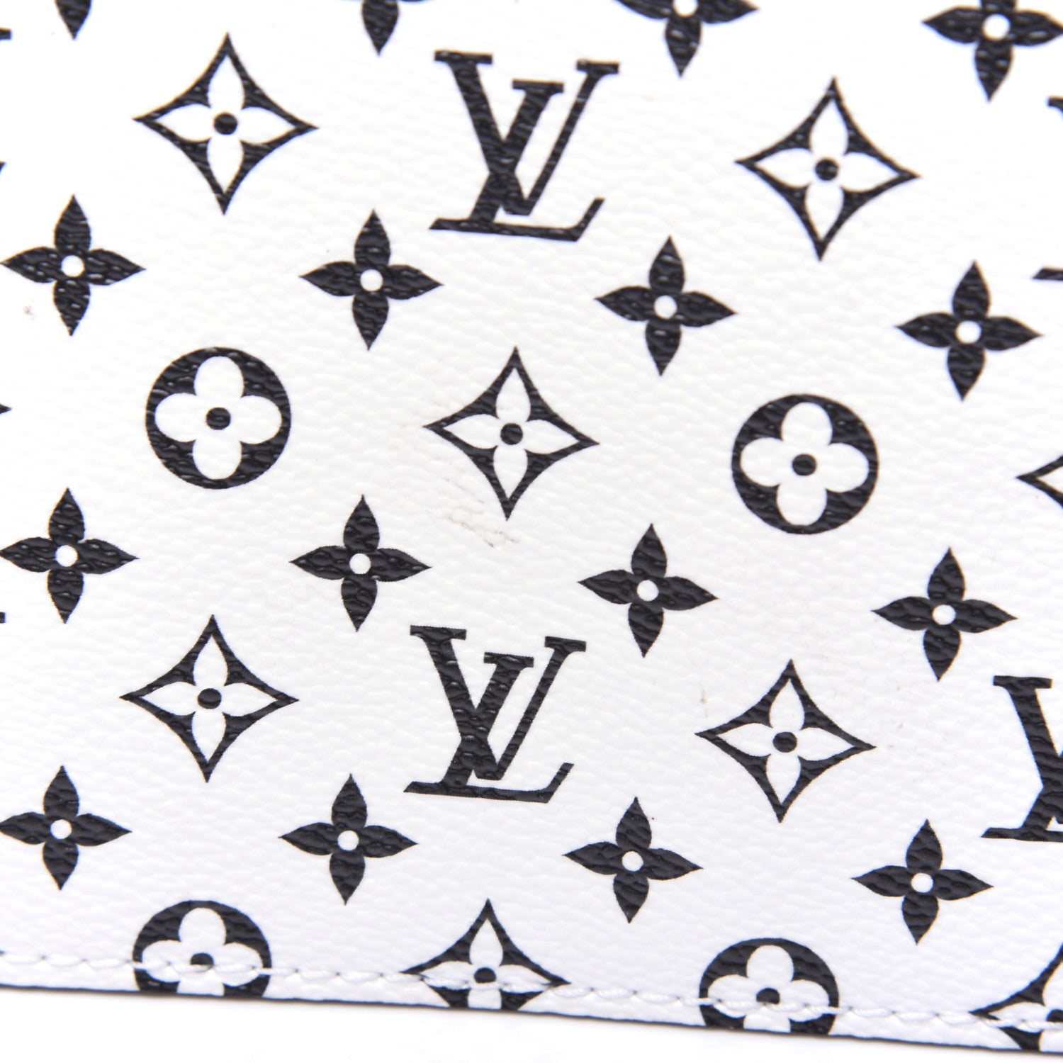 Louis Vuitton Monogram Giant Neverfull MM GM Pochette White 12 of 14