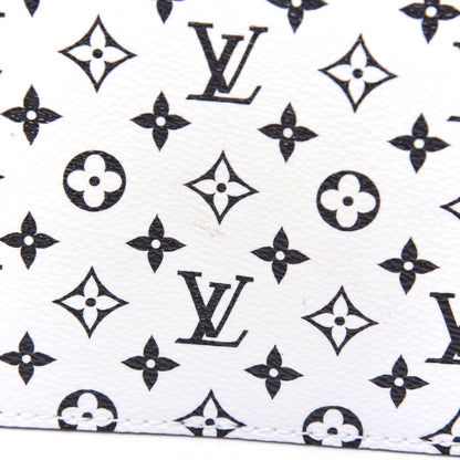 Louis Vuitton Monogram Giant Neverfull MM GM Pochette White 12 of 14