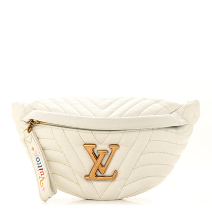 Louis Vuitton Calfskin Quilted New Wave Bumbag White 1 of 11