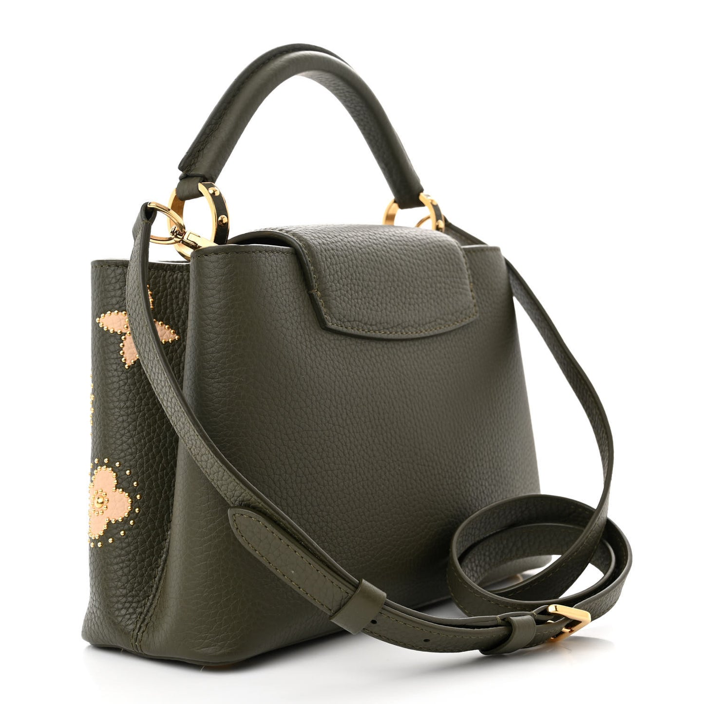 Taurillon Flowers Capucines BB Khaki