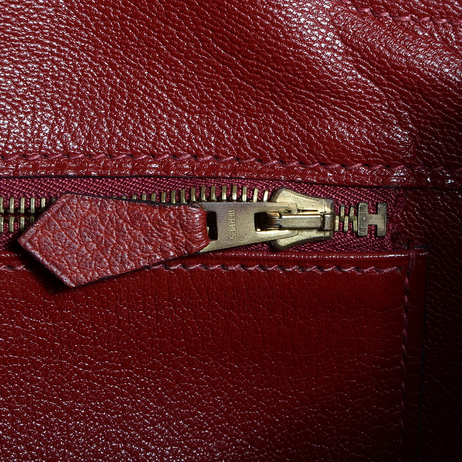 Hermes Buffle Skipper Birkin 35 Rouge H 19 of 25