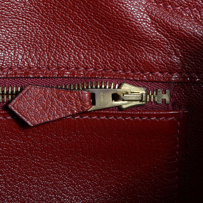 Hermes Buffle Skipper Birkin 35 Rouge H 19 of 25