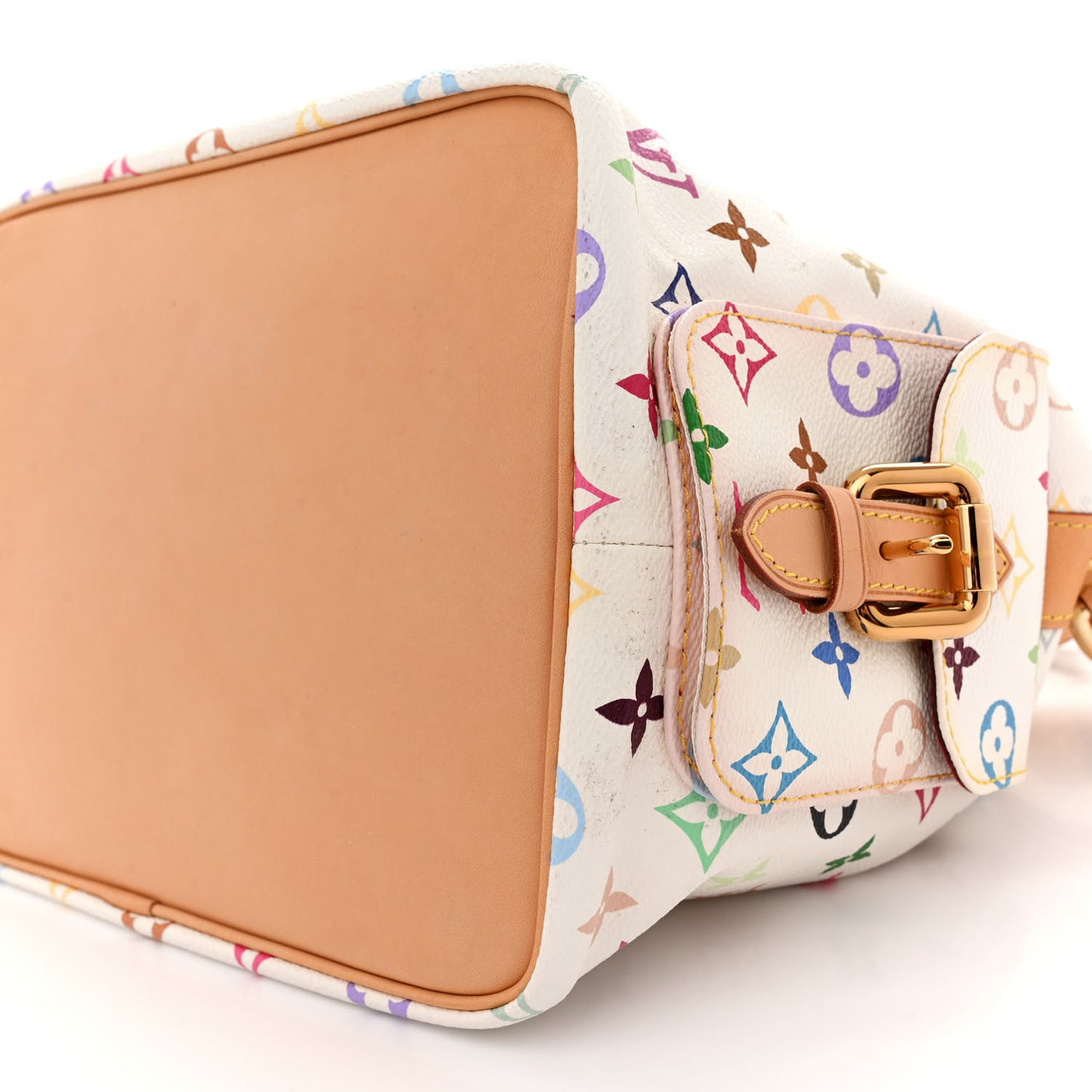 Monogram Multicolor Petit Noe White