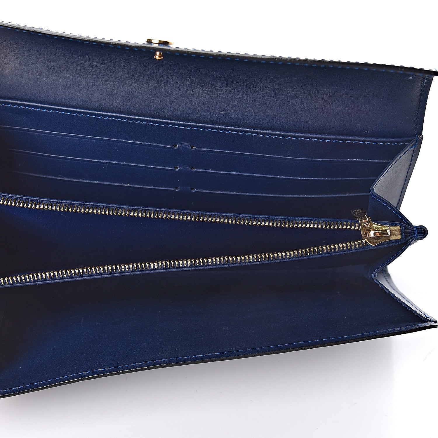 Louis Vuitton Vernis Sarah Wallet Grand Blue 5 of 8